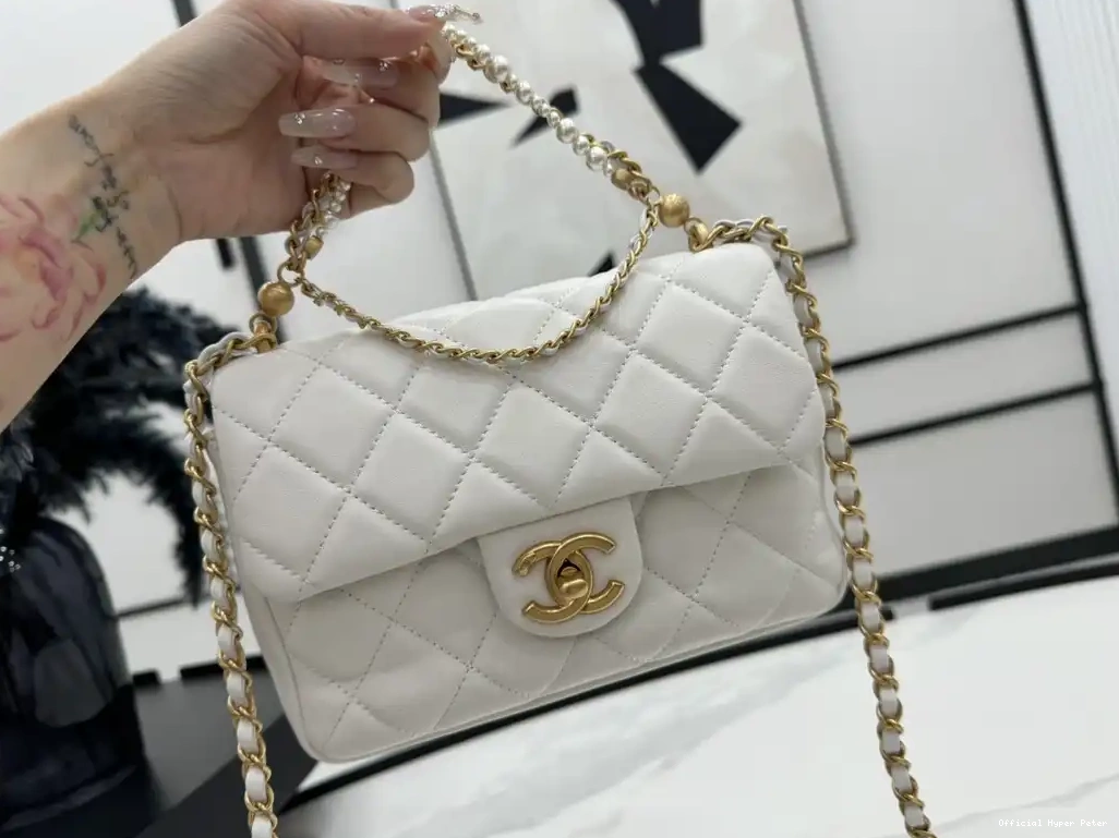 CHANEL FLAP BAG-14.5x19.5x7.5cm 0529